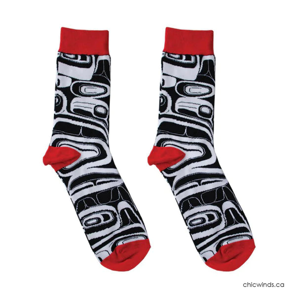 Socks Kelly Robinson Raven (black/white)