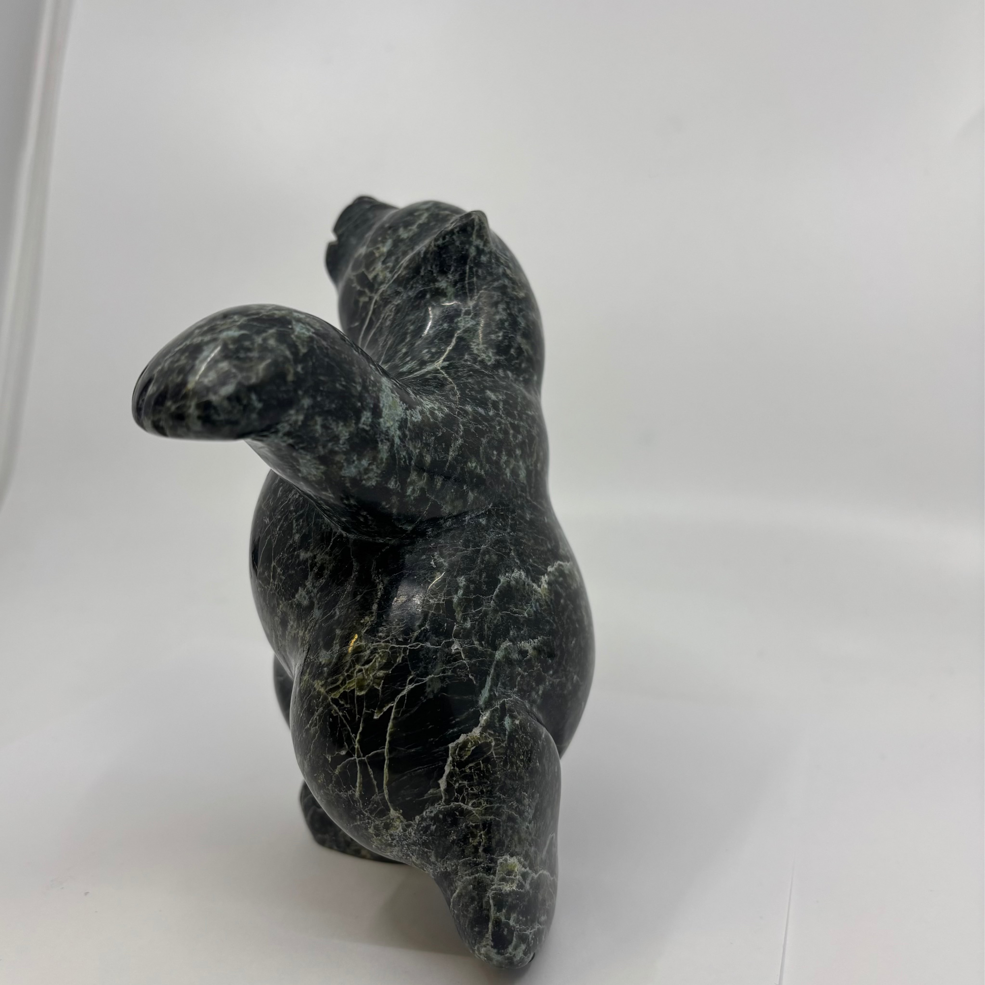 Markoosie Pupigatuk Dancing Bear 22443 -  - STONE - House of Himwitsa Art Gallery