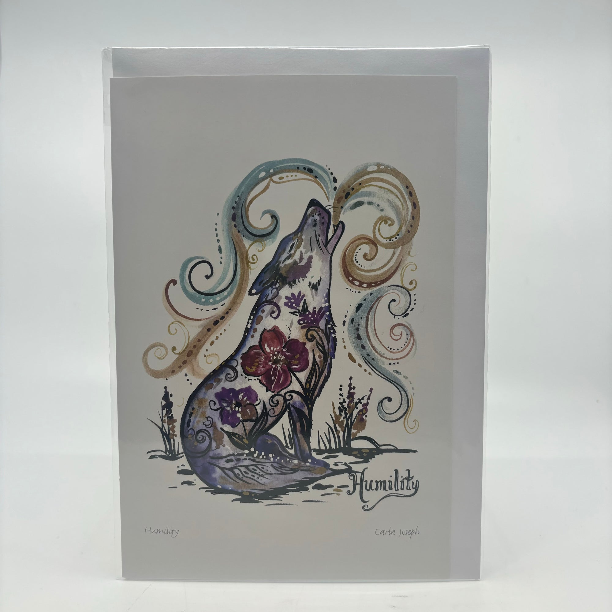 Art Card Carla Joseph Humility - Canadian Art Prints Inc. - Art Card - House of Himwitsa Art Gallery