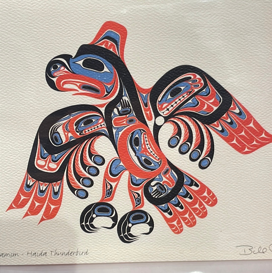 Art Card Bill Reid Haida Thunderbird - Art Card Bill Reid Haida Thunderbird -  - House of Himwitsa Native Art Gallery and Gifts