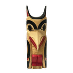 Cecilia Adams 12" Totem Raven -  - Totems - House of Himwitsa Art Gallery