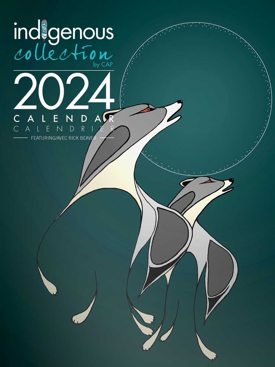 Calendar Rick Beaver 2024 by Canadian Art Prints Inc. - House of Himwitsa Native Art Gallery and Gifts