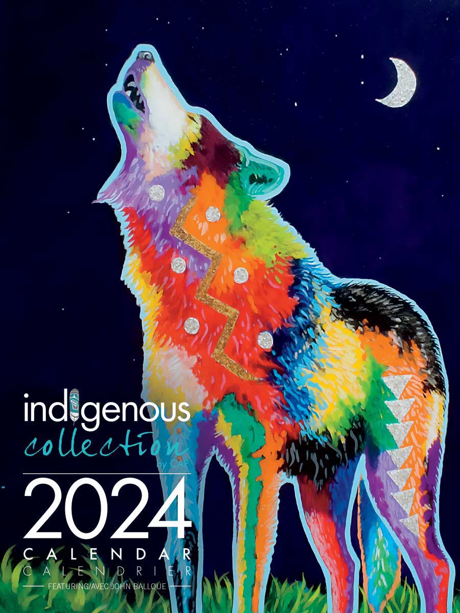 Calendar John Balloue 2024 by Canadian Art Prints Inc. - House of Himwitsa Native Art Gallery and Gifts