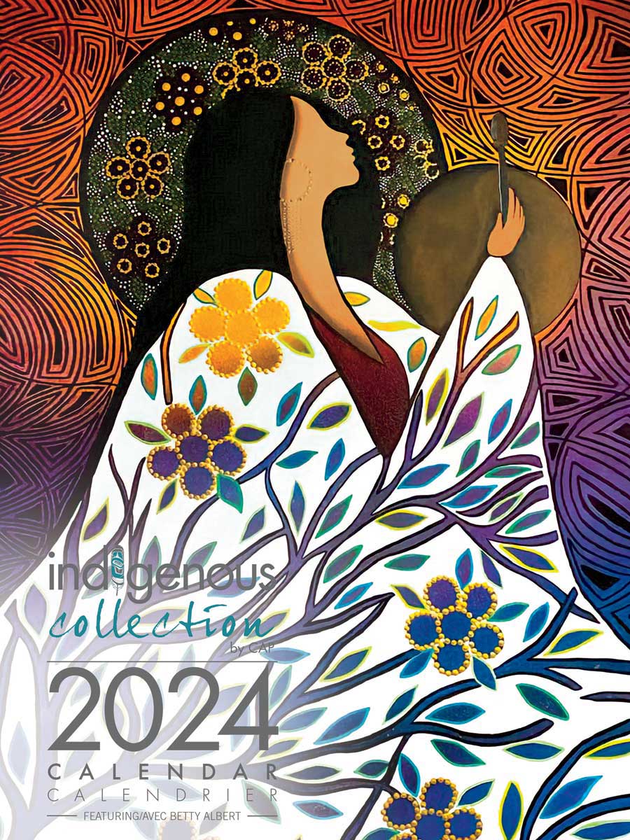 Calendar Betty Albert 2024 by Canadian Art Prints Inc. - House of Himwitsa Native Art Gallery and Gifts