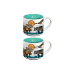ASSORTED CERAMIC ESPRESSO MUGS 3oz -  - Mugs - House of Himwitsa Art Gallery