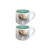 ASSORTED CERAMIC ESPRESSO MUGS 3oz