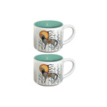 ASSORTED CERAMIC ESPRESSO MUGS 3oz -  - Mugs - House of Himwitsa Art Gallery