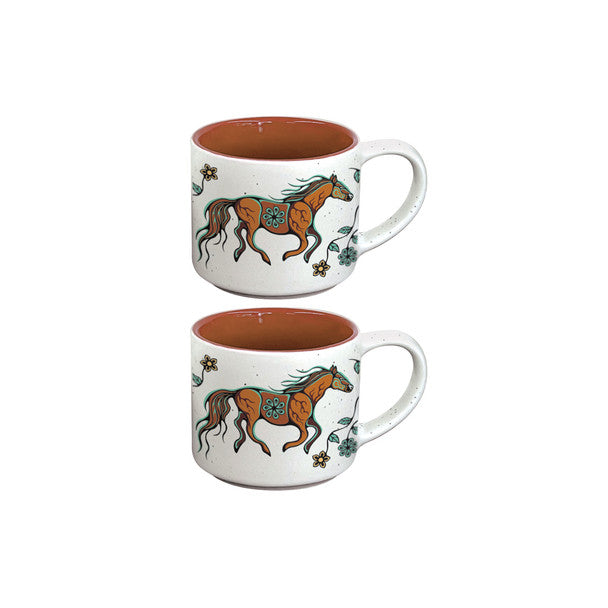 ASSORTED CERAMIC ESPRESSO MUGS 3oz