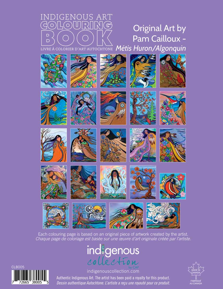 Coloring Book Pam Cailloux - Coloring Book Pam Cailloux -  - House of Himwitsa Native Art Gallery and Gifts