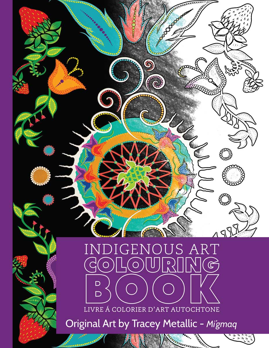 Colouring Book Tracey Metallic - Colouring Book Tracey Metallic -  - House of Himwitsa Native Art Gallery and Gifts