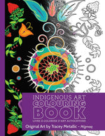 Colouring Book Tracey Metallic - Colouring Book Tracey Metallic -  - House of Himwitsa Native Art Gallery and Gifts