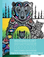 Colouring Book Jessica Somers Original Art - Canadian Art Prints Inc. -  - House of Himwitsa Art Gallery