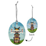 Assorted Native North West Ceramic Ornaments