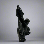 Markoosie Papigatuk Dancing Bear 22444 -  - STONE - House of Himwitsa Art Gallery