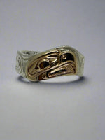Ron Jackson 5/16 14k Overlay Wave Rings - Ron Jackson - Gold Ring - House of Himwitsa Art Gallery