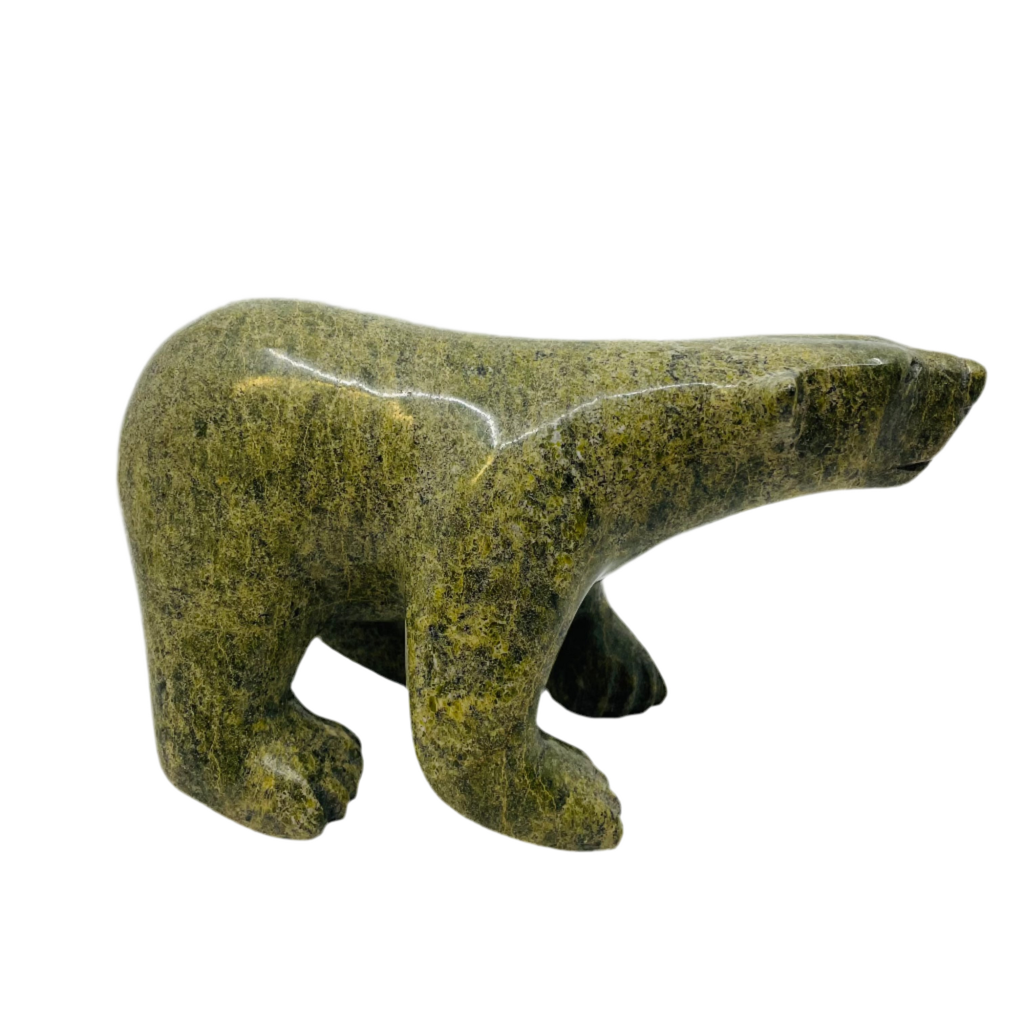 Qavavau Shaa Walking Bear -  - Serpentine - House of Himwitsa Art Gallery