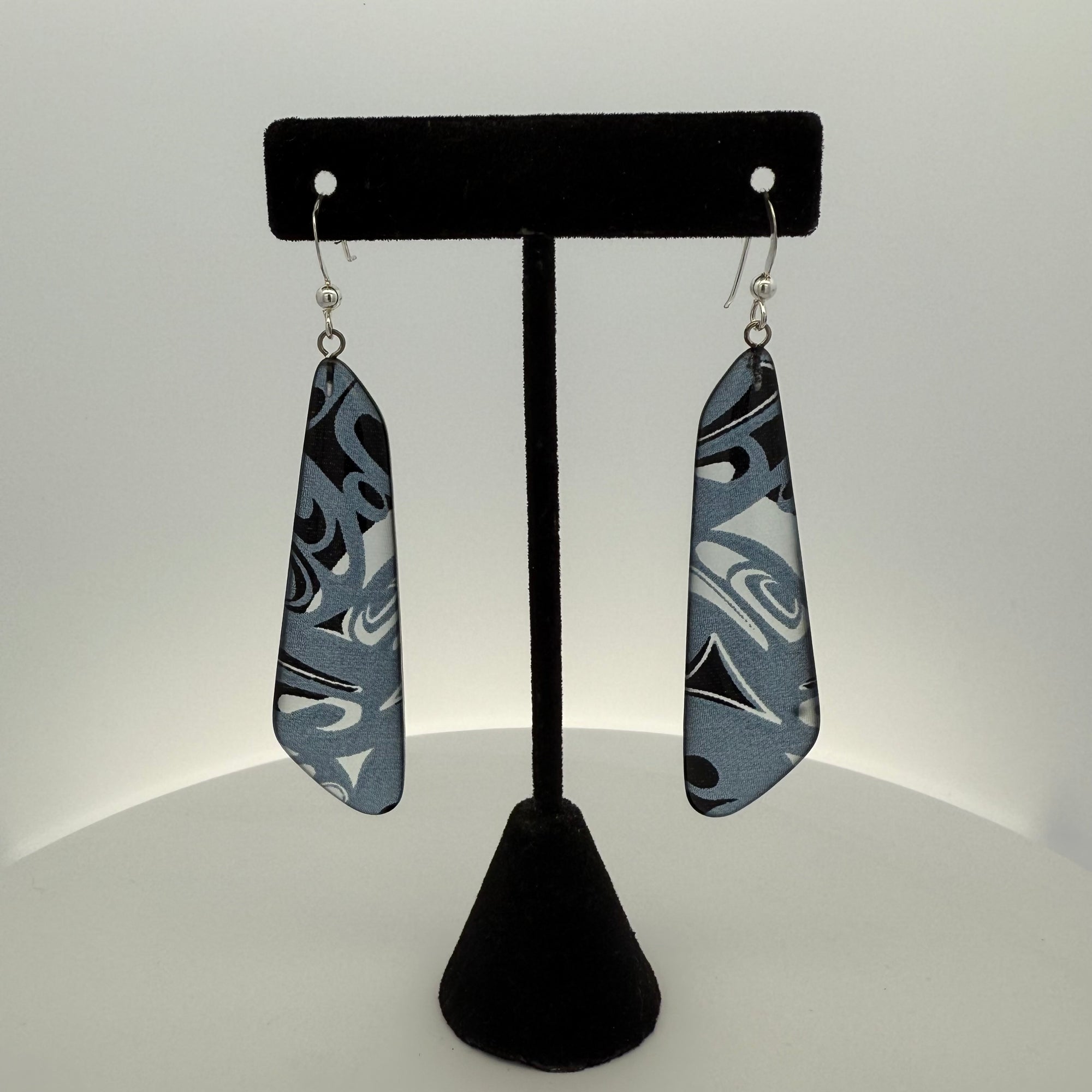 Corrine Hunt Silk Inspiration Earrings Blue