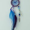 1" Magical Dream Catchers detailed with Quartz Crystal Assorted Colours - Monague Native Crafts - Dream Catcher - House of Himwitsa Art Gallery