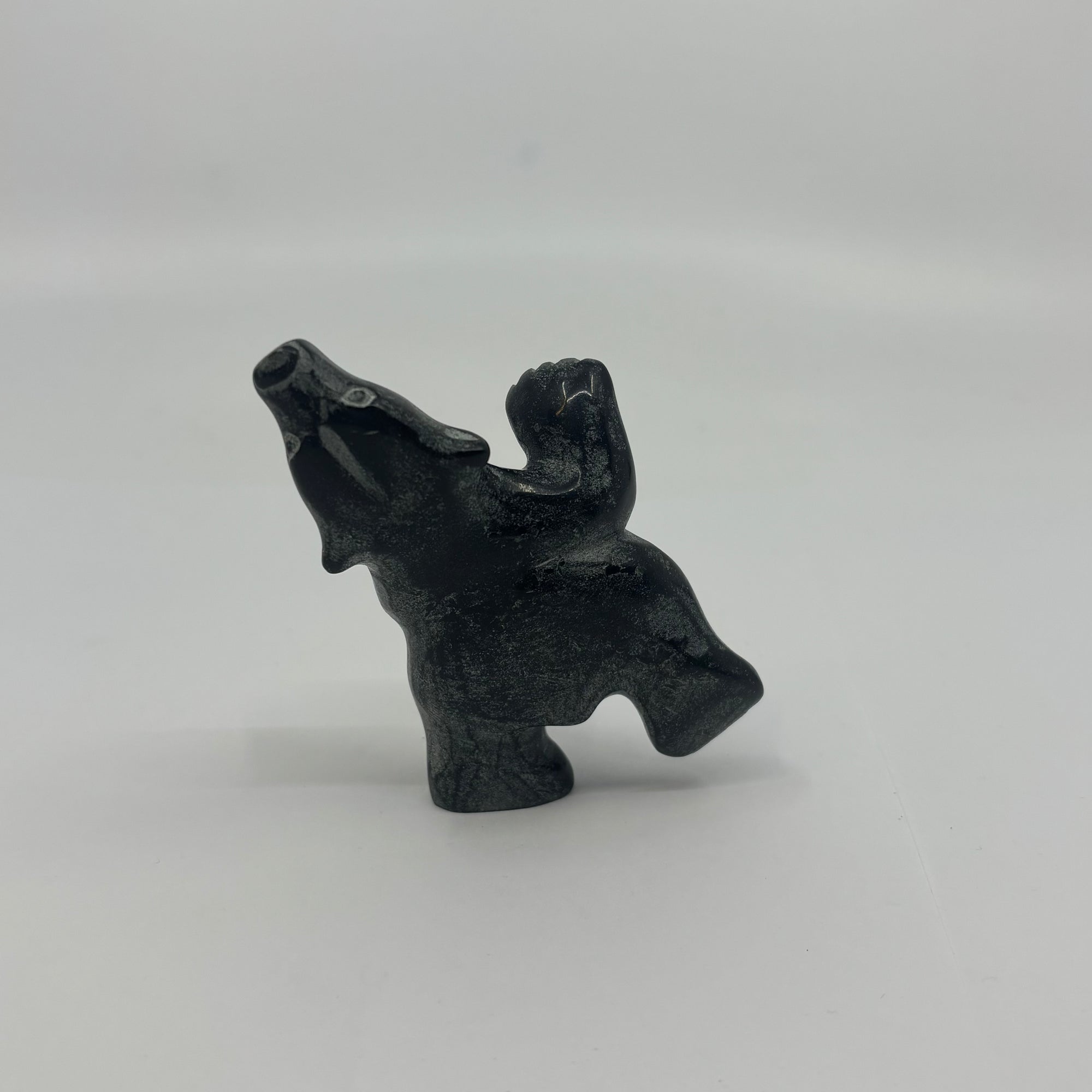 Mankoosie Papigatuk Dancing Bear 22441 -  - STONE - House of Himwitsa Art Gallery
