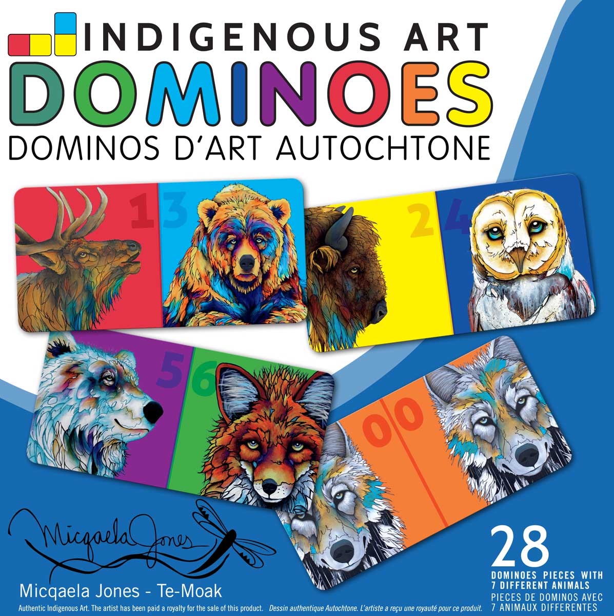 Dominoes Micqaela Jones - Dominoes Micqaela Jones -  - House of Himwitsa Native Art Gallery and Gifts