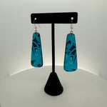 Corrine Hunt Silk Inspiration Earrings Turquoise -  - Earrings - House of Himwitsa Art Gallery