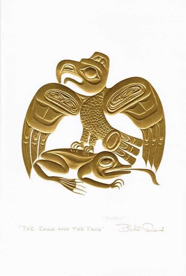 Art Card Bill Reid The Eagle And The - Art Card Bill Reid The Eagle And The -  - House of Himwitsa Native Art Gallery and Gifts