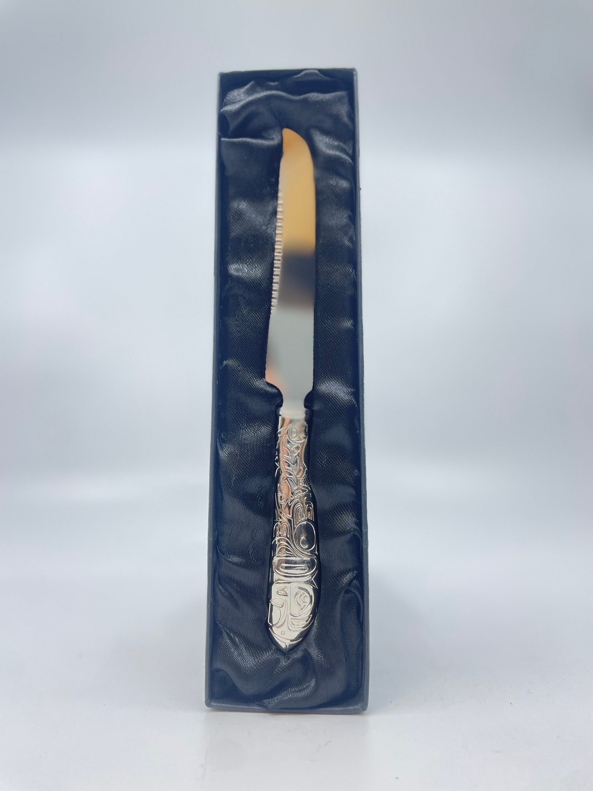 *Cheese Knife Eagle Silver Plated