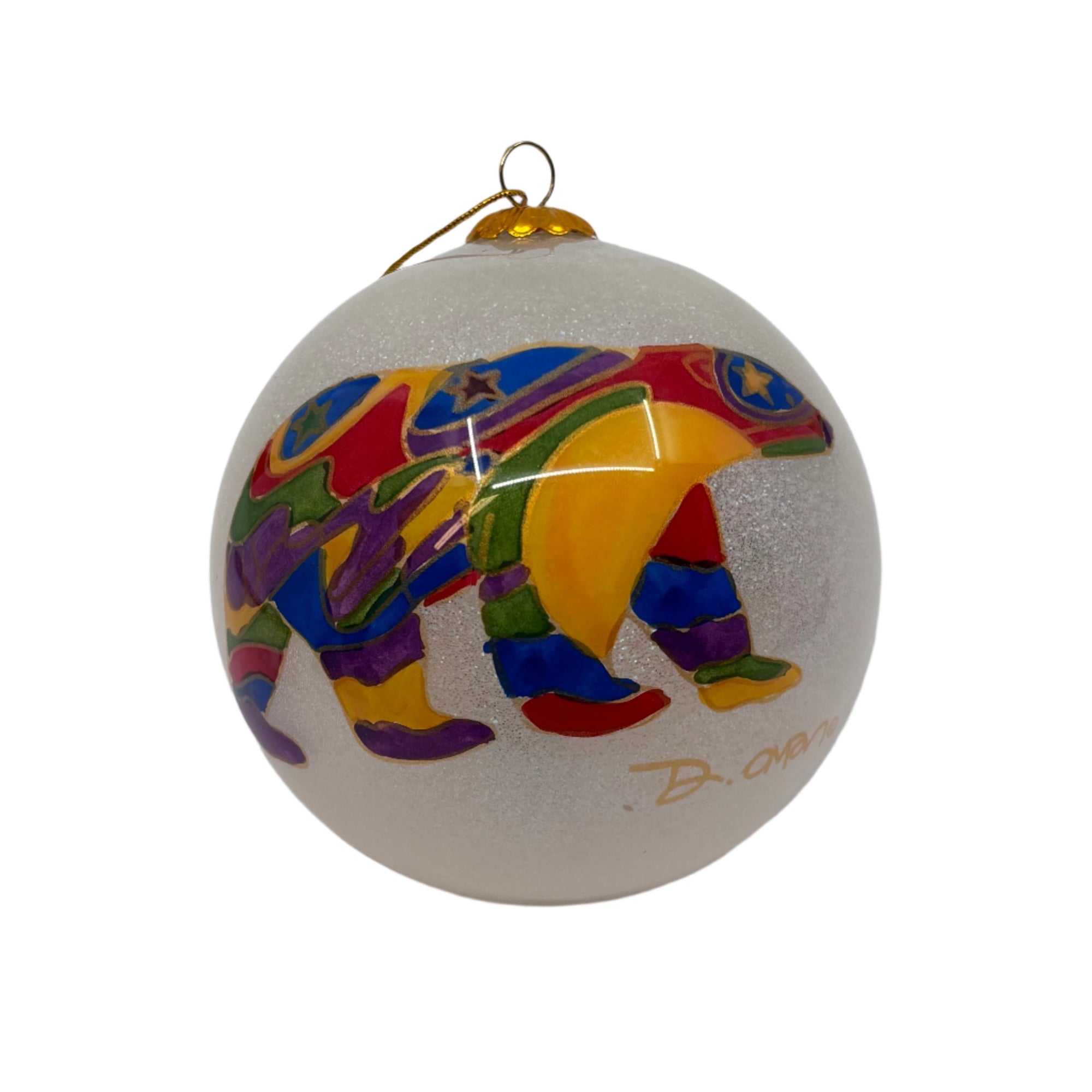 Ornament Dawn Oman Alpha Bear 3.5" Diameter -  - Ornament - House of Himwitsa Art Gallery