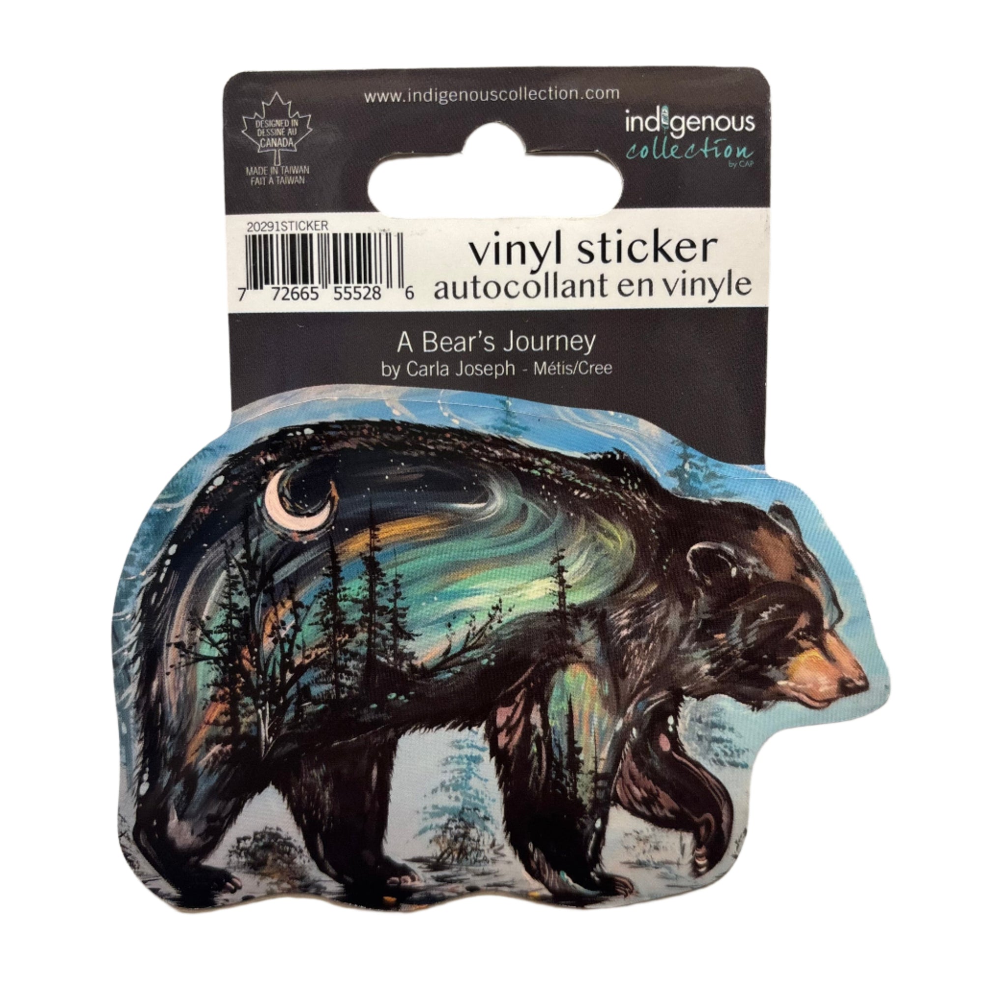 Vinyl Sticker A Bear's Journey -  - Vinyl Sticker - House of Himwitsa Art Gallery