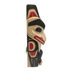 Randy Adams 12" Totem Raven -  - Totems - House of Himwitsa Art Gallery