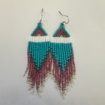 Beaded Earrings Wise Magic -  - Beaded Earrings - House of Himwitsa Art Gallery
