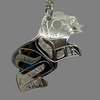 Gilbert Pat Silver Pendant Rectangle Medium -  - Silver Pendant - House of Himwitsa Art Gallery