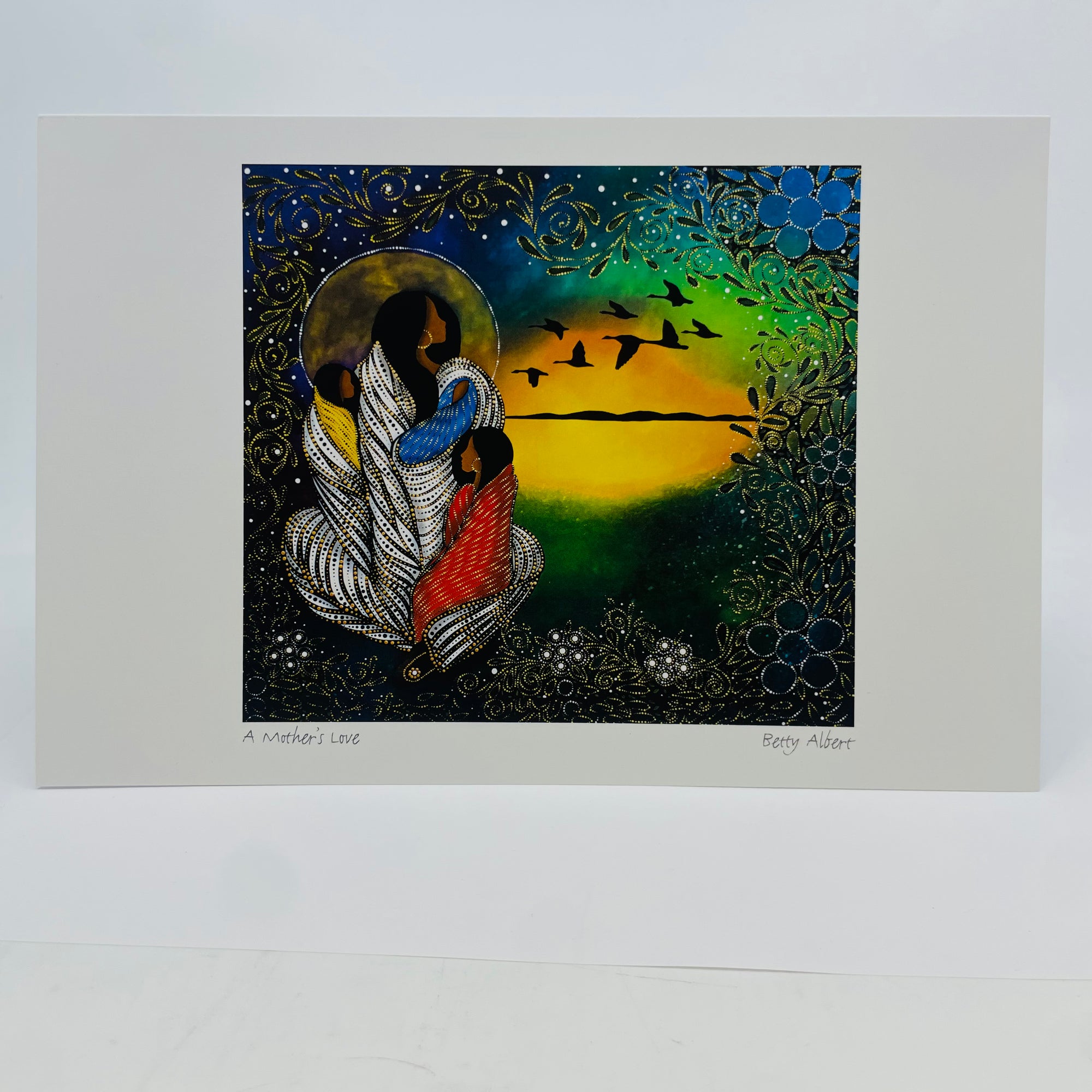 Art Card Betty Albert A Mothers Love -  - Art Card - House of Himwitsa Art Gallery