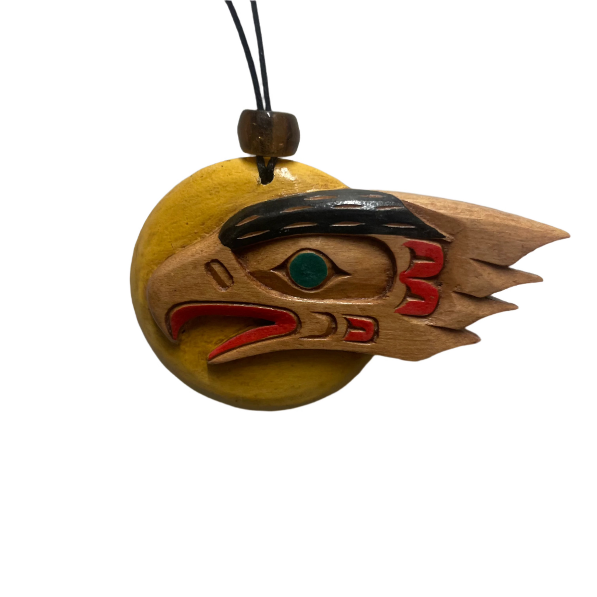 Artie George Ornament Eagle Moon -  - Ornament - House of Himwitsa Art Gallery
