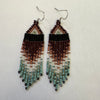 Beaded Earrings Earthen Mother -  - Beaded Earrings - House of Himwitsa Art Gallery