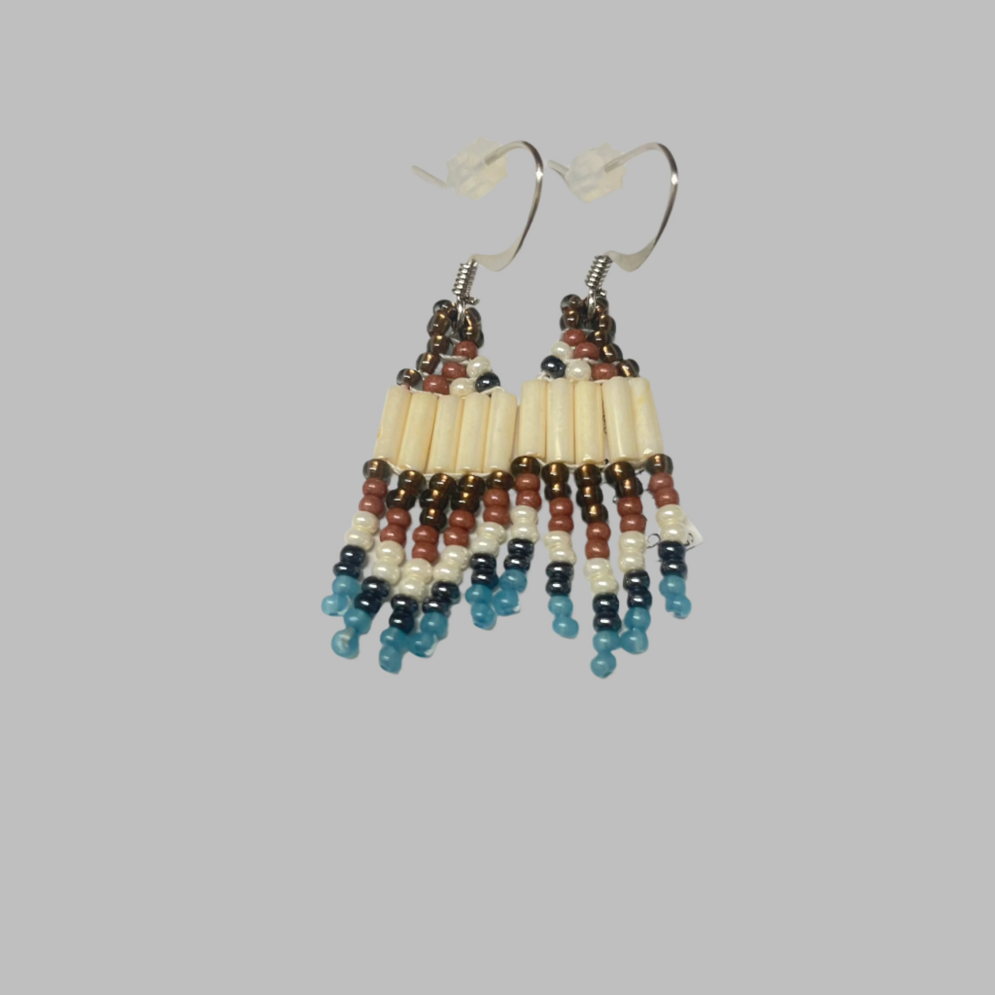 Beaded Earrings Grounded Inspiration -  - Beaded Earrings - House of Himwitsa Art Gallery