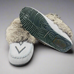 Street Suede Moccasins Mist -  -  - House of Himwitsa Art Gallery