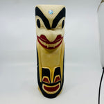 Randy Adams Totem pole 12'' Killerwhale -  - Carving - House of Himwitsa Art Gallery