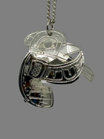 Gilbert Pat Silver Pendant Rectangle Medium -  - Silver Pendant - House of Himwitsa Art Gallery