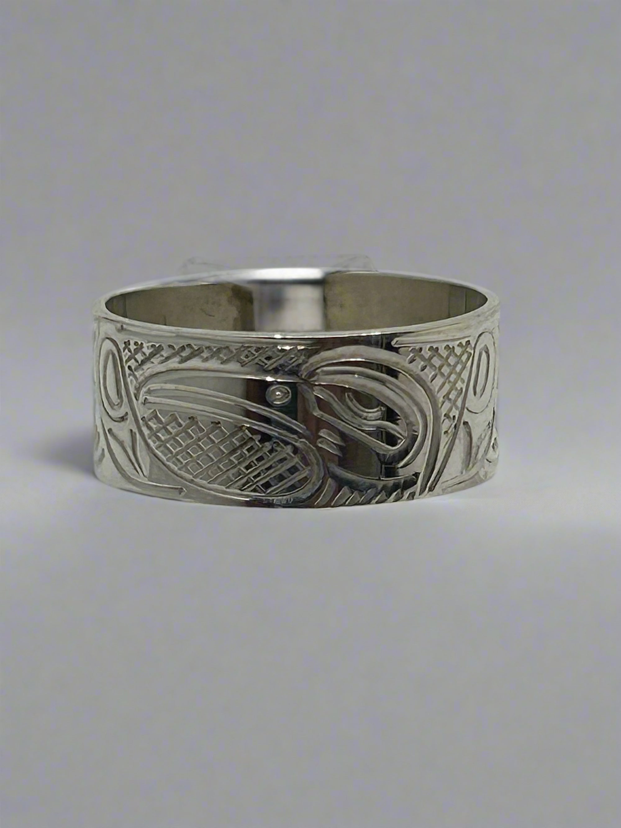 John Lancaster 3/8 Silver Ring Hummingbird -  - Silver Ring - House of Himwitsa Art Gallery