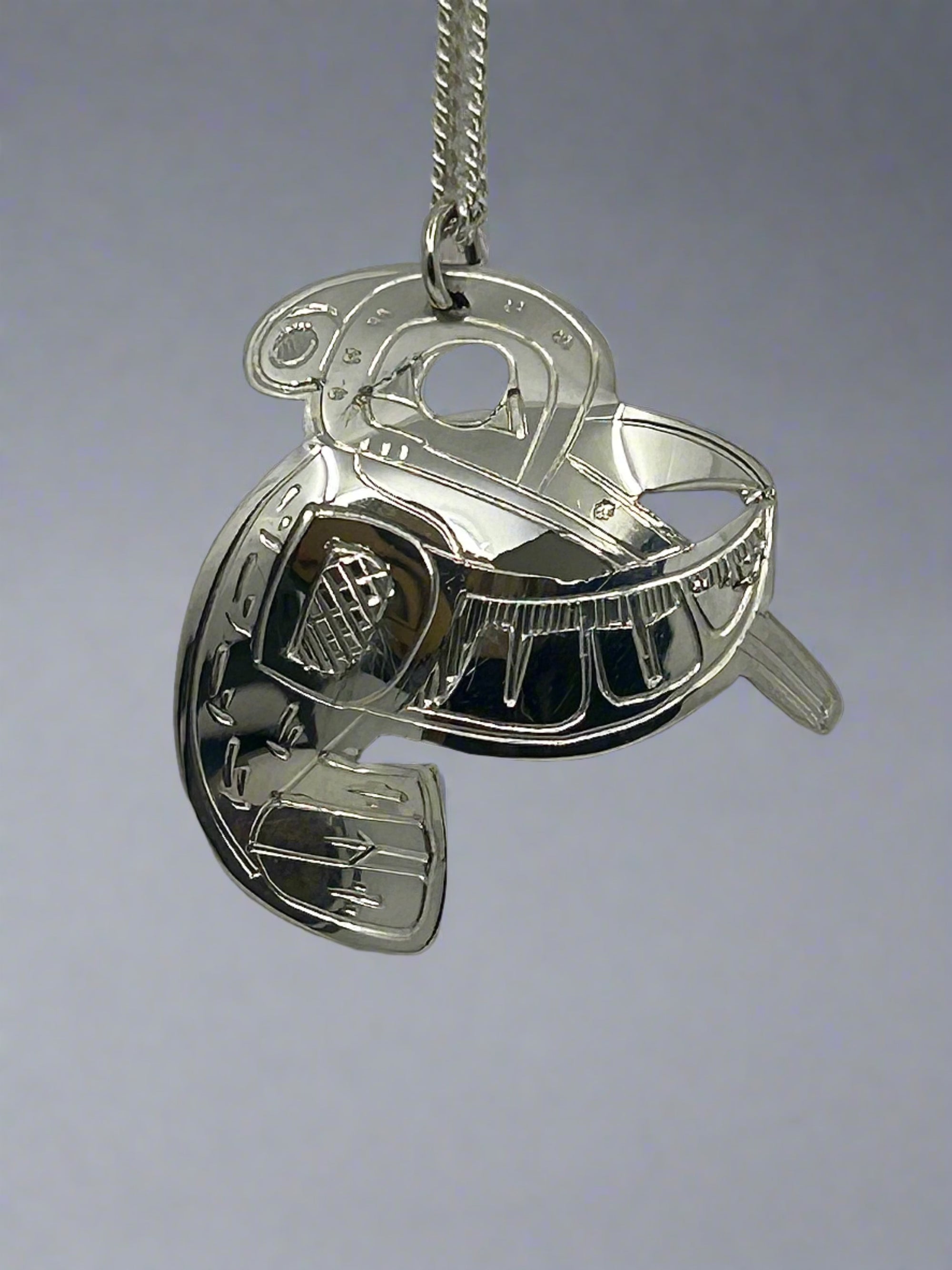 Gilbert Pat Silver Pendant Large -  - Silver Pendant - House of Himwitsa Art Gallery