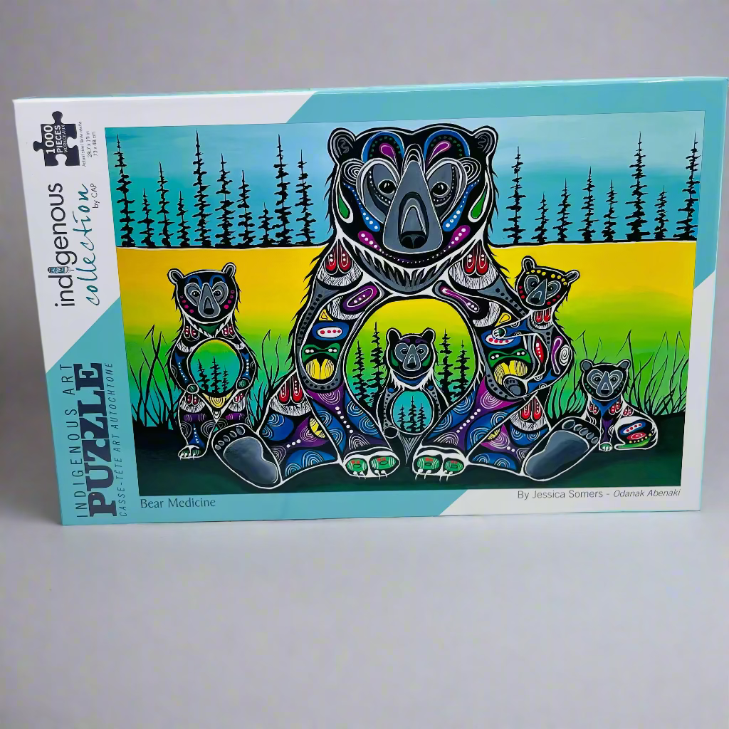 Puzzle Jessica Somers Bear Medicine - Canadian Art Prints Inc. -  - House of Himwitsa Art Gallery