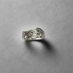 Ron Jackson Silver 5/16 Wave Rings -  - Silver Ring - House of Himwitsa Art Gallery