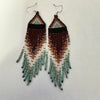 Beaded Earrings Earthen Mother -  - Beaded Earrings - House of Himwitsa Art Gallery