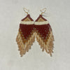 Beaded Earrings Fall Colours -  - Beaded Earrings - House of Himwitsa Art Gallery
