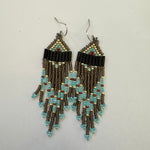 Beaded Earrings Earth Harmony -  - Beaded Earrings - House of Himwitsa Art Gallery