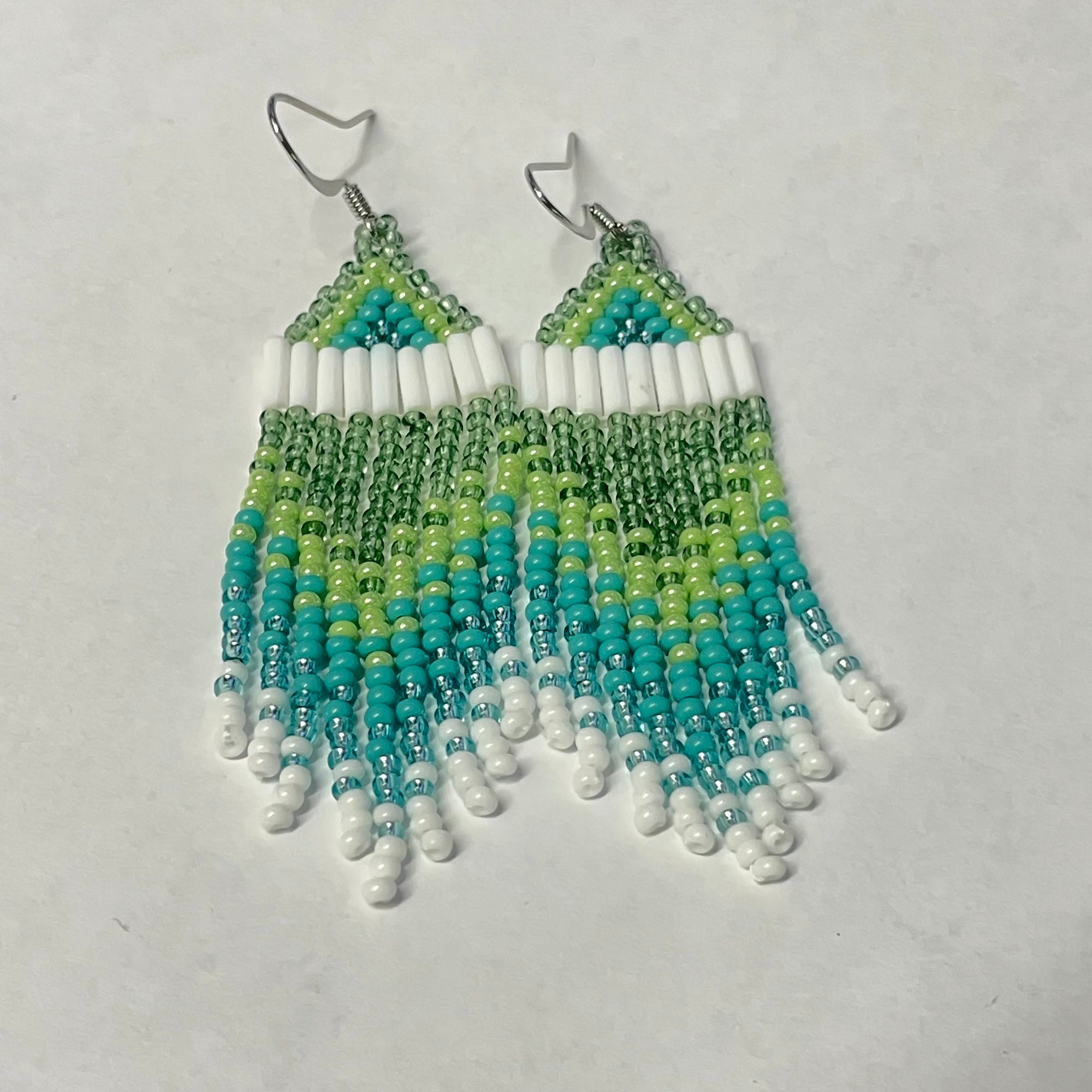 Beaded Earrings Heartsong -  - Beaded Earrings - House of Himwitsa Art Gallery