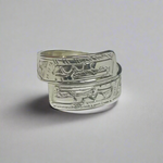 Gilbert Pat 1/4" Silver Wrap Rings -  - Silver Ring - House of Himwitsa Art Gallery
