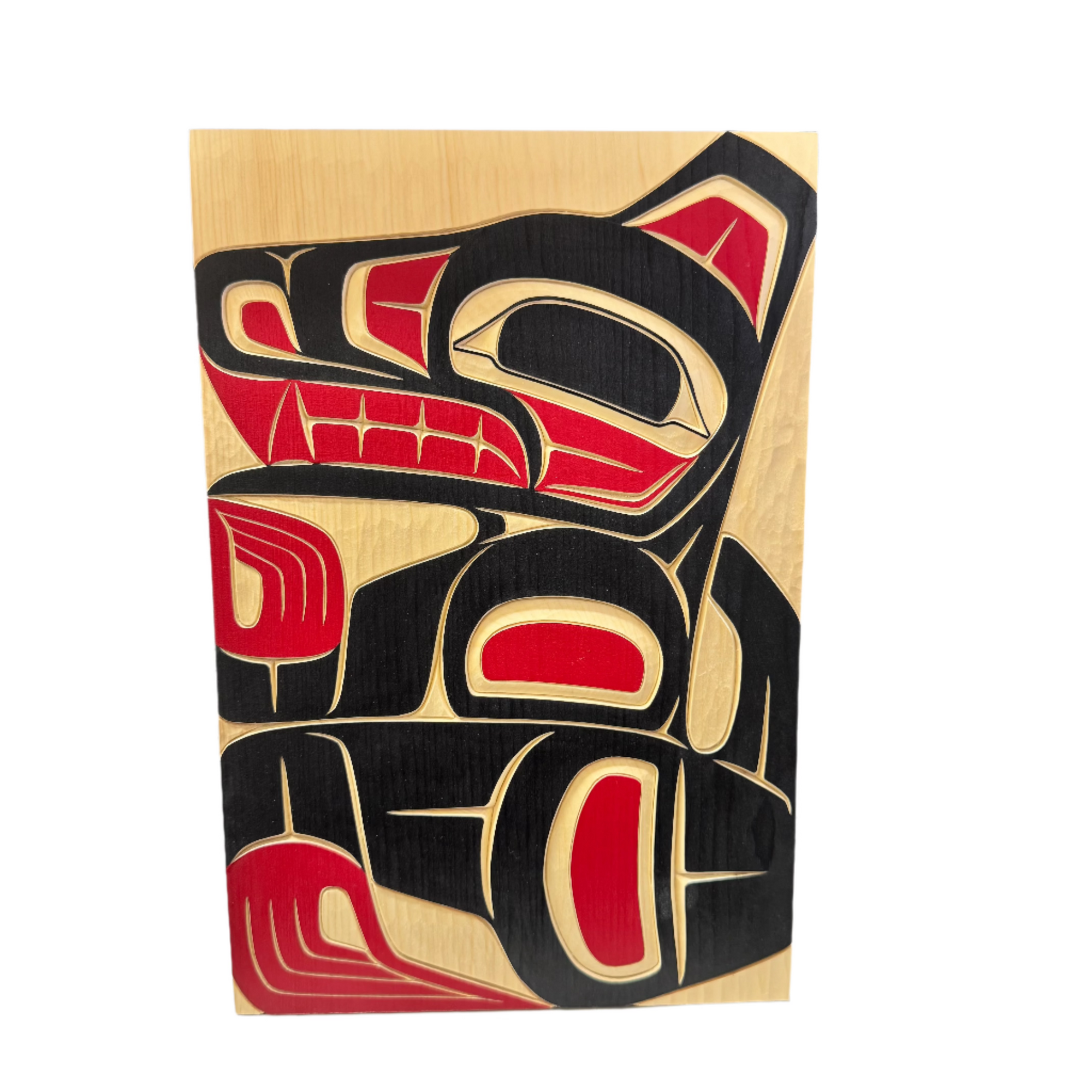 Cecilia Adams 8x12" Panel Wolf -  - Panel - House of Himwitsa Art Gallery