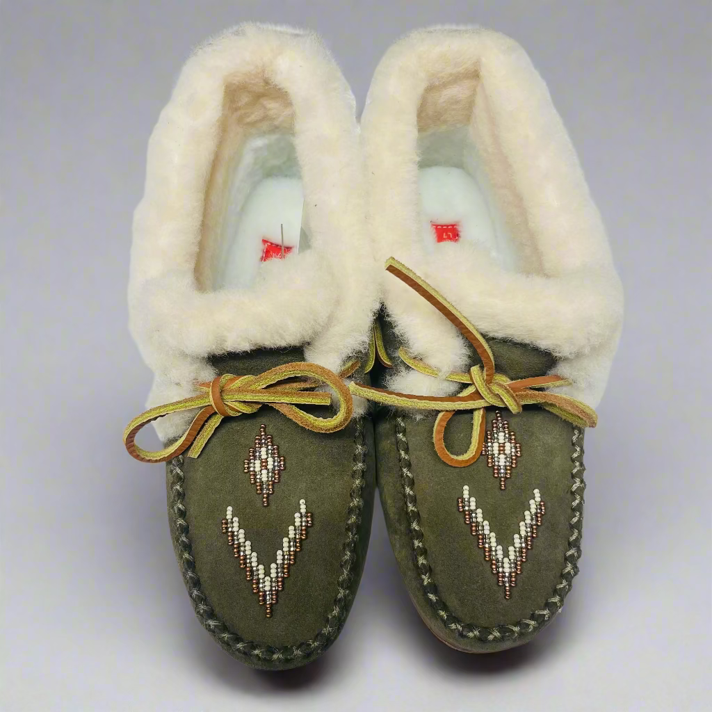 Street Moccasins Dark Olive mid